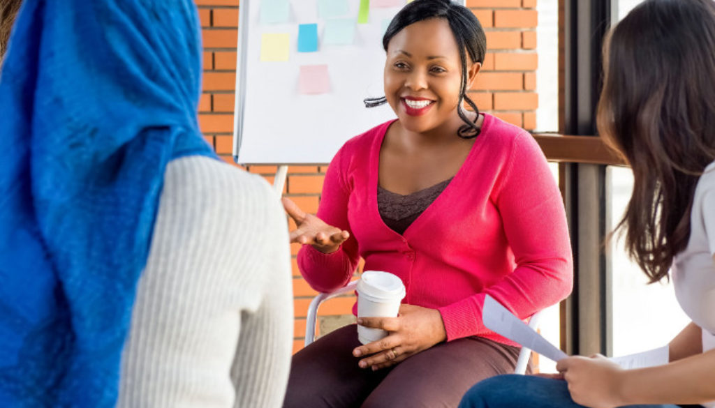 Customers Talking to Sports facility customer service