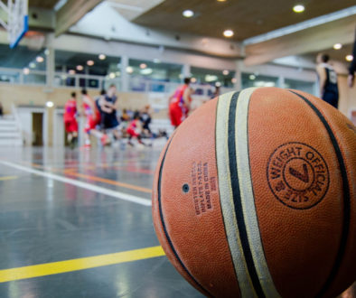 Basketball Court in Indoor Sports Facility