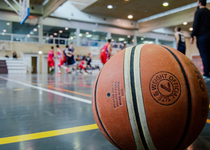 Basketball Court in Indoor Sports Facility