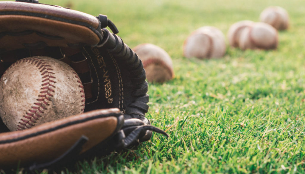 Baseball Glove During Reopening Event