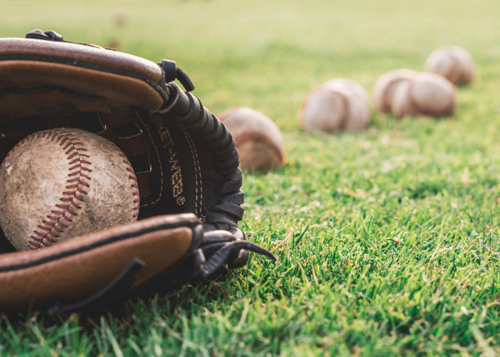 Baseball Glove During Reopening Event