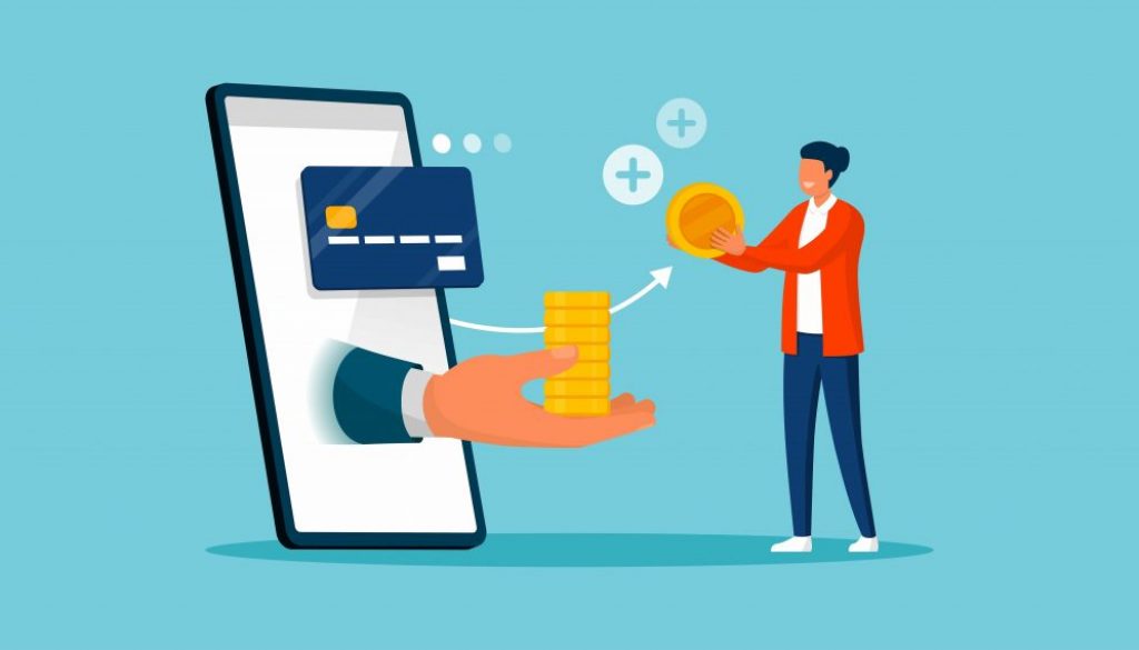 Customer receiving cash back money Refund Customers Using Instore Credit After A Purchase