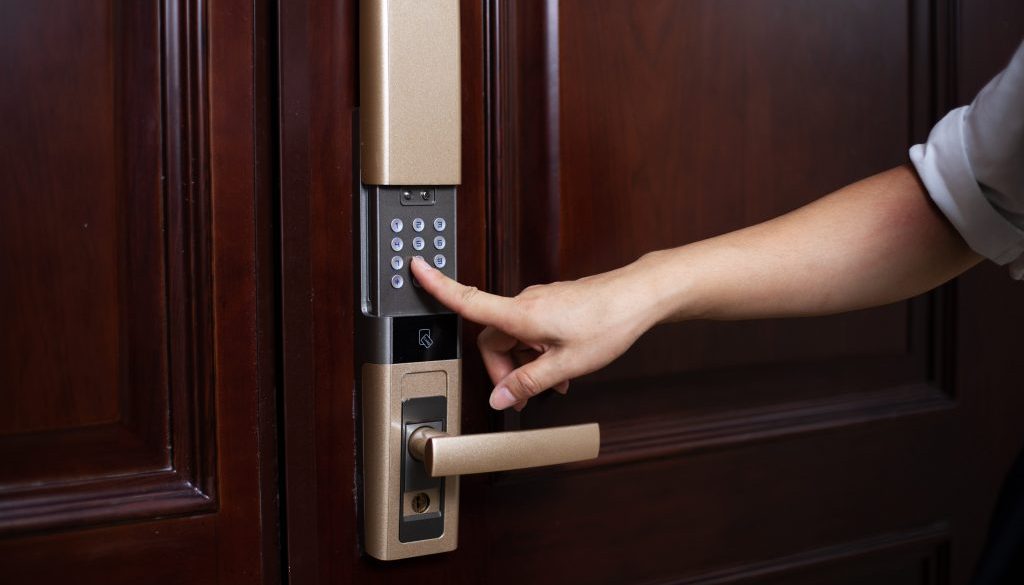 password lock at smart home