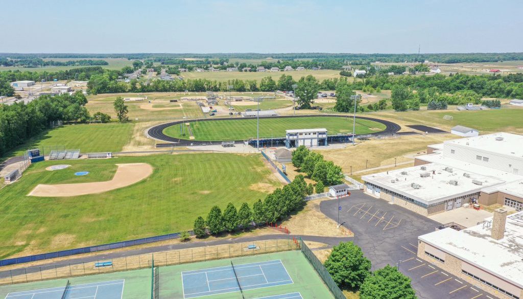 Outdoor Michigan school sports fields that benefit from a sports field scheduling app for scheduling and management.